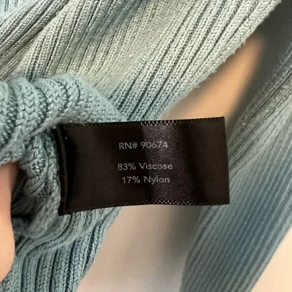 Boston Proper Ribbed Full Zip Cardigan - Picture 7 of 10